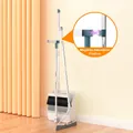 Set per pulizia bianco e grigio con attacco magnetico per riporre facilmente il manico - [magnetico] Set Pieghevole Bianco Da Tre Pezzi (scopa Magica) Bianco