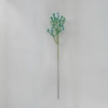 Artificial baby's breath floral stem in cyan blue and green for wedding decor - Dark Blue