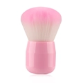 Pinceau fond de teint champignon rose avec poils synthétiques dégradés blanc-rose - Rose