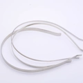 DIY silver metal hair hoop base made of polished stainless steel for handmade accessories - 4Pcs (5mm) / Mixed Color Headbands