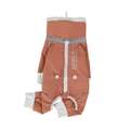 Imperméable orange pour chien avec bandes réfléchissantes et design extérieur - S / Ensemble / Orange