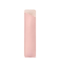 Custodia protettiva in pelle PU rosa per penne stilografiche e stilo con cuciture premium - Rosa