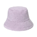 Bob en laine d'agneau pelucheuse lilas clair pour la chaleur hivernale et texture douce - 56cm-58cm / Mauve Clair