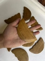 Scented Wood Semi-Circle Comb
