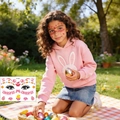 Kids Easter bunny and butterfly temporary face tattoos for spring themed parties - Spring Theme Rabbit Sticker (BF-028)