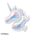 Iridescent Rainbow Unicorn Head Balloon