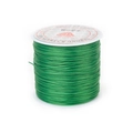 Strong and stretchy green crystal elastic cord for DIY jewelry and beaded bracelets - 0.6mm*50m / Green