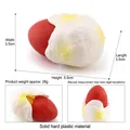 Caesar's Mushroom solid plastic realistic model toy for desktop decoration 3.5x5.5cm - Caesar's Mushroom (T15521)