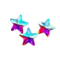 Star shaped iridescent AB crystals for DIY nail art and jewelry making accessories - 5mm Star AB