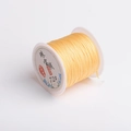 Golden yellow 72# nylon jewelry cord for Chinese knotting and DIY bracelet making - Bright Yellow No.21 / A-Line/30 Meters