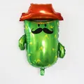 Mr. Cactus shaped aluminum foil balloon for parties, green cactus 61.5x82.5cm - Mr. Cactus 61.5x82.5cm