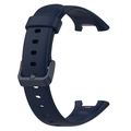 Dark blue silicone replacement wristband for Xiaomi Band 7 Pro with secure buckle - Space Blue