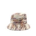 Chapeau bob unisexe avec imprimé abstrait coloré pour protection solaire et look d'été - Taille unique / Motif Abstrait Fluide Coloré (03)