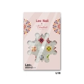Bohemian style colorful nail art stickers with geometric floral patterns for nail design - Bohemian Retro Floral Style (L18)