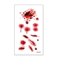 Halloween temporary tattoo BW-08 featuring realistic bloody bullet holes and scars - 60*105mm / Bullet Holes and Scratches Combo Style(BW-08)