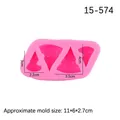 Pink silicone watermelon mold for soap and baking, dual size cavity dimensions included - No.1 Cheese - Pink