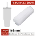 165mm*OD 10mm*ID 8mm (24 PE Straws/Bag)