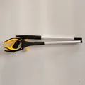 Foldable aluminum alloy reacher grabber tool with non-slip yellow grip in black and yellow - Standard Pack / Yellow