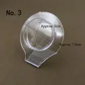 Clear acrylic bracelet display stand No. 3 with 5cm inner diameter and 7.8cm outer size - No. 3 Circular Bracelet Stand