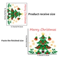 Pegatina de interruptor de árbol de Navidad con medidas para decoración festiva - PH-QT9129 / Árbol de Navidad de Dibujos Animados