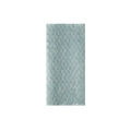 Light teal checkered exfoliating back scrubber towel with textured grid weave - Blue