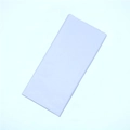 Minimalist rectangular white cardboard packaging box for flower bouquets - White