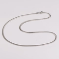 Minimalist 3mm silver stainless steel flat dragon link chain necklace with lobster clasp - 4mm*60cm / Silver