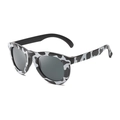 Kids funny camouflage party glasses with stylish black and white cow print frames - Cow Print