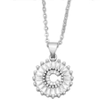 Élégant collier pendentif lettre C en argent avec zircons radiants et cristaux micro-pavés - Lettre C