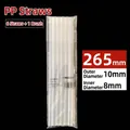 265mm*OD 10mm*ID 8mm (6 PP Straws + 1 Brush)