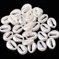 DIY jewelry beads in white shell shapes, acrylic pearl finish for handmade crafts - 3# Little Shell 12x15mm Approx 100pcs