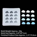 Stampo in silicone a 12 cavità a forma di nuvola per resina e pasta di zucchero - 2# Trasparente - Nuvola a 12 Fori (B670)