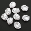 Perle barocche bianche irregolari per la creazione di collane e orecchini fai-da-te - Stile Barocco Irregolare Misto (B025) / 14x12mm