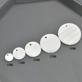 Five sizes of white mother-of-pearl shell discs ranging from 10mm to 30mm for DIY jewelry - 10MM Round