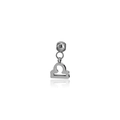 Silver stainless steel Libra zodiac pendant for DIY jewelry bracelets and necklaces - Libra / Silver