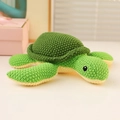 Handmade crochet turtle plush toy in green and beige colors for children gift - 20cm Turtle