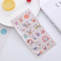 Cartoon sheep bubble stickers for children with colorful life scenes in PP packaging - Sheep Series