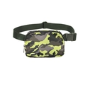 Waterproof camouflage nylon waist bag with adjustable strap and buckle closure - Army Green Camo / Below 20L