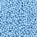 Bulk 4mm light blue acrylic round beads with central holes for DIY jewelry making - 10g/Pack (4mm, Hole 1mm) / Light Blue