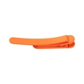 Orange matte flexible silicone bookmark with anti-slip texture for reading - 【Orange】