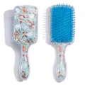 Cartoon Christmas hairbrush with gingerbread man design and blue air cushion bristles - Blue Christmas Elements - Mixed