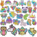 DIY 5D diamond painting sticker kit with colorful unicorn and animal patterns - SYT-9