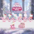 Coffret mystère Hello Kitty avec figurines de cristal colorées et modèles assortis - Série Chat Heidi de Belle Humeur (C090) / Un au Hasard
