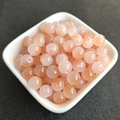 8mm peach pink gradient glass beads in a white square dish for DIY jewelry making - 8mm / A6# Orange Yellow (8MM)