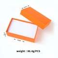 Orange gift box for watch set with dimensions 160mm x 95mm x 55mm weighing 86.4g - box5 (16x9.5x5.5cm) / Orange