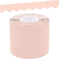 Bordi adesivi rosa ondulati per bacheche di classe e decorazioni di pacchetti regalo - Rosa