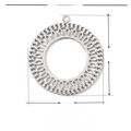 Silver Hollow Chain Round (VG154)