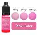 Pink liquid colorant for DIY candles and soaps with various concentration levels - 10ml / Pink