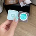 Summer Limited mint green nail art gel for gradient styles in a square jar #002 - Summer Patting Adhesive No. 2