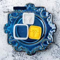 Envelope shaped Christmas cookie mold and plunger for small 3.7x3.9cm festive baking - Envelope